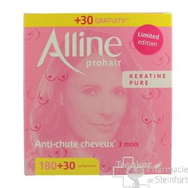 ALLINE PROHAIR 180 KAPSELN +30 KAPSELN HAARAUSFALL PINK RIB